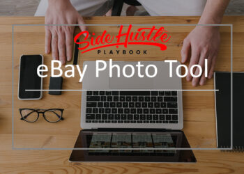 eBay Seller with Laptop