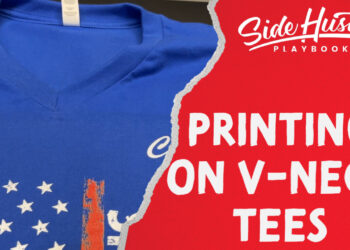 Print on VNeck Shirt