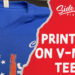 Print on VNeck Shirt
