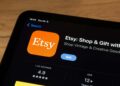 Etsy App on Mobile Phone