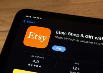 Etsy App on Mobile Phone