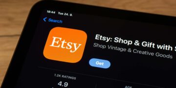 Etsy App on Mobile Phone