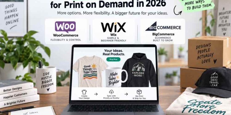 3 Best Shopify Alternatives for Print on Demand in 2026